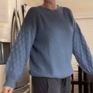 Winter Pullover Sweater Casual Long Sleeve Crewneck For Women, Medium